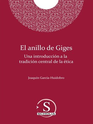 cover image of El anillo de Giges